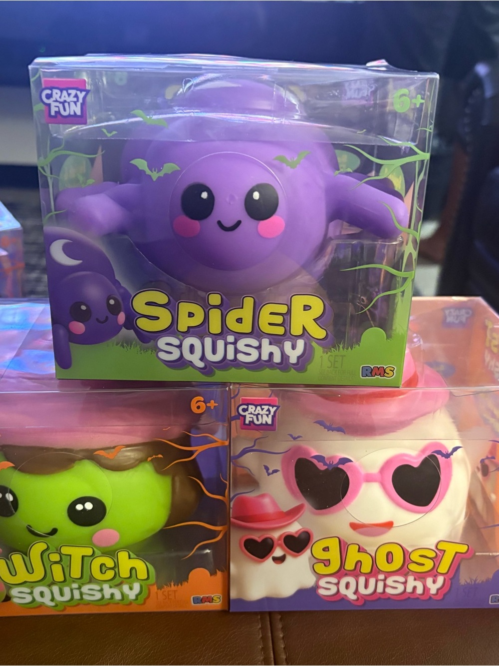 Purple Spider Squishy Toy - Spider Squishy